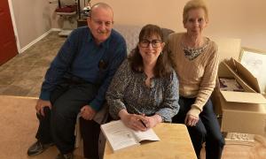 Howard & Kathy with Edie