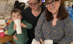 Josh & Dori with Edie